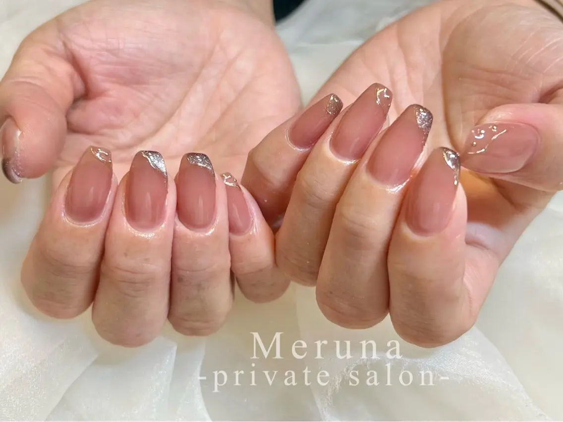 ネイル オフィスネイル ハンドネイル Meruna .ﾒﾙｰﾅ.のネイルデザイン