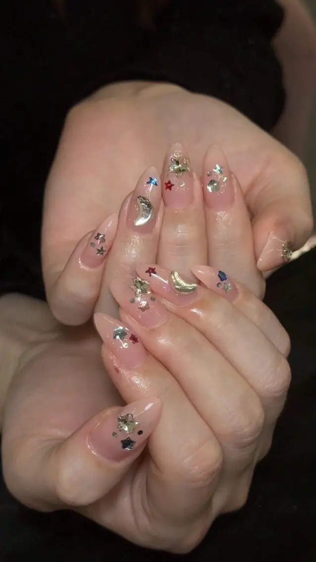 ネイル 持ち込み ワンホンネイル ハンドネイル AKIKO NAILのネイルデザイン