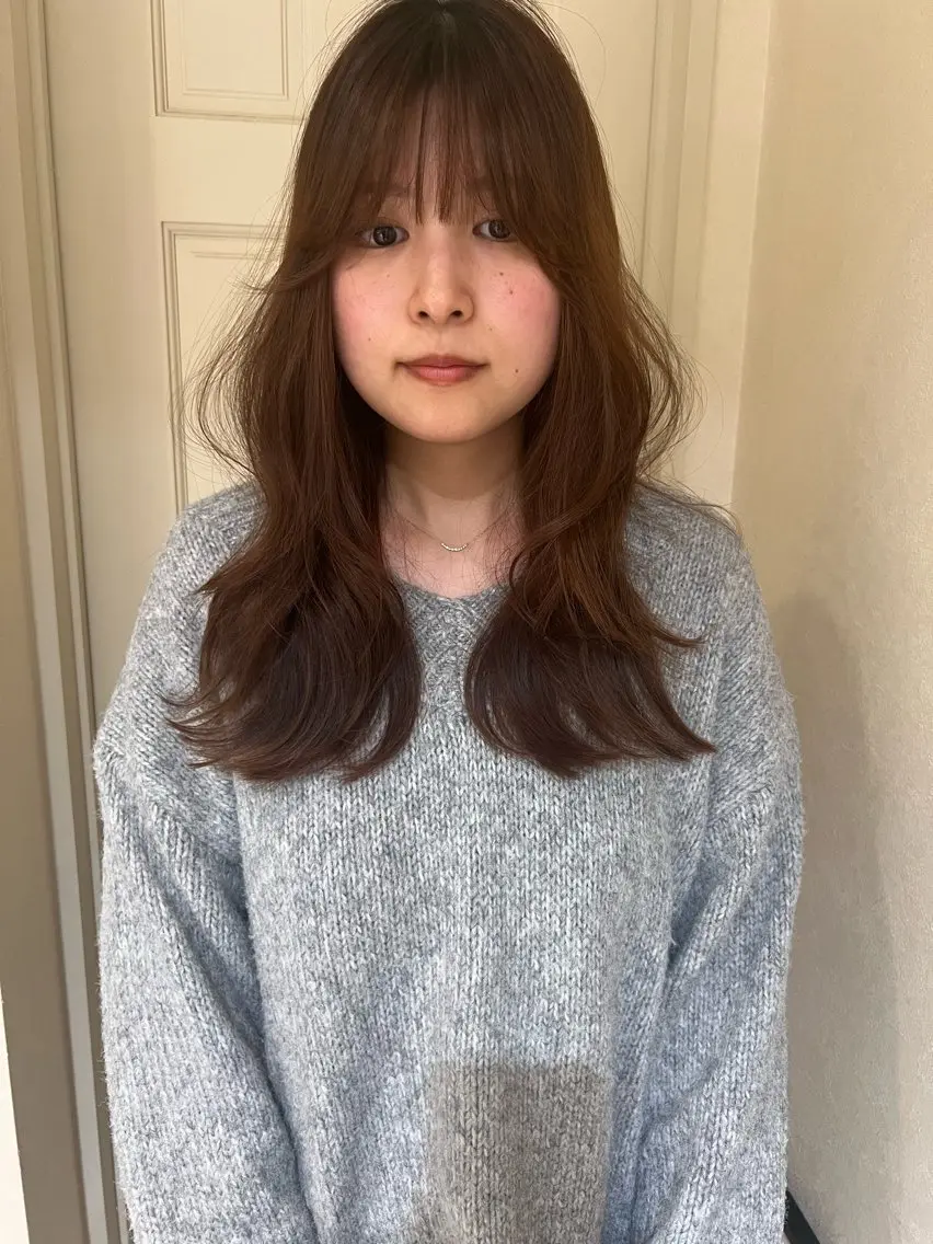 セミロング ✨まとまるボブ/ 切りっぱなし/ユキナのヘアスタイル