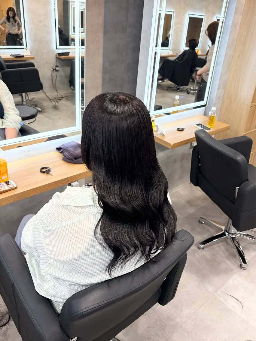 ロング ヘアカラー 透明感/韓国風 RENA🤎のヘアスタイル