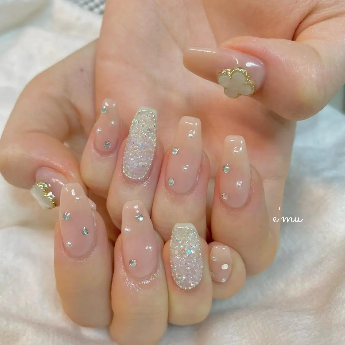 ネイル 韓国ネイル nail salon e'mu💐のネイルデザイン