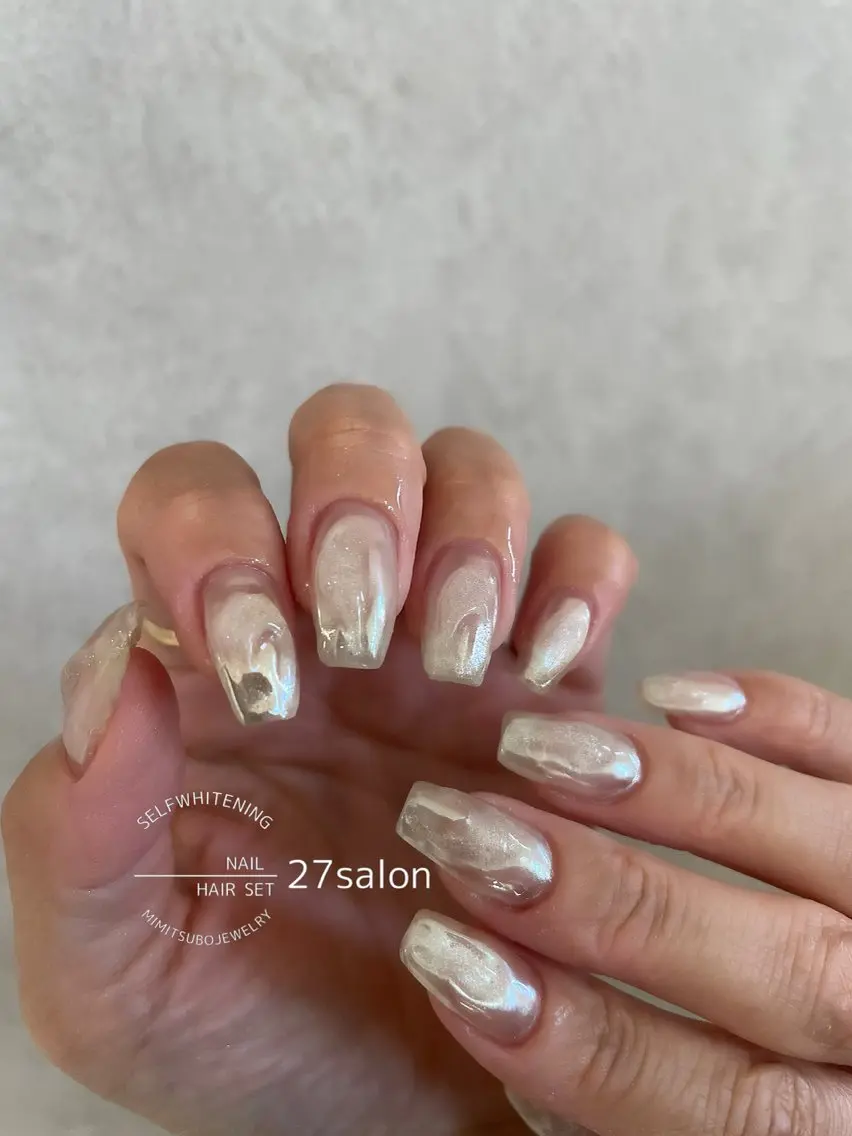 ネイル ぷっくりネイル ハンドネイル 27salon yuinaのネイルデザイン