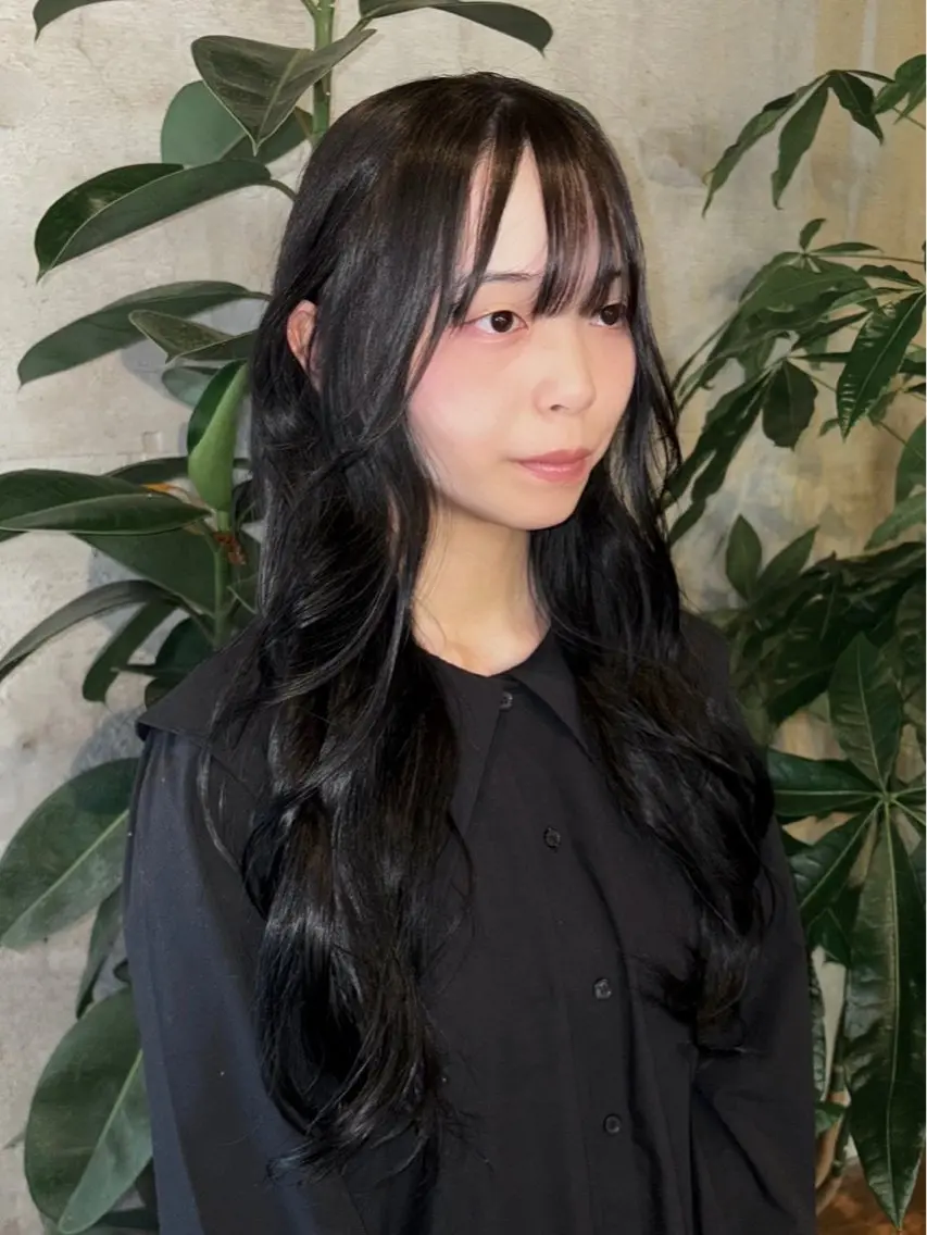ロング カラー ブリーチ ヘアカラー トリートメント 【sica】 チナのヘアスタイル