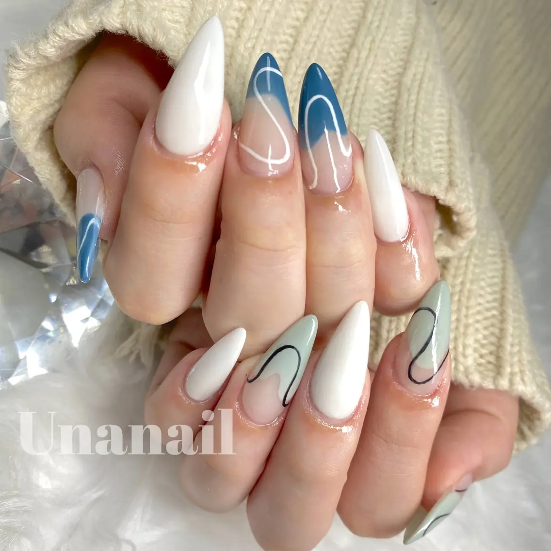 ネイル ハンドネイル una nail salonのネイルデザイン