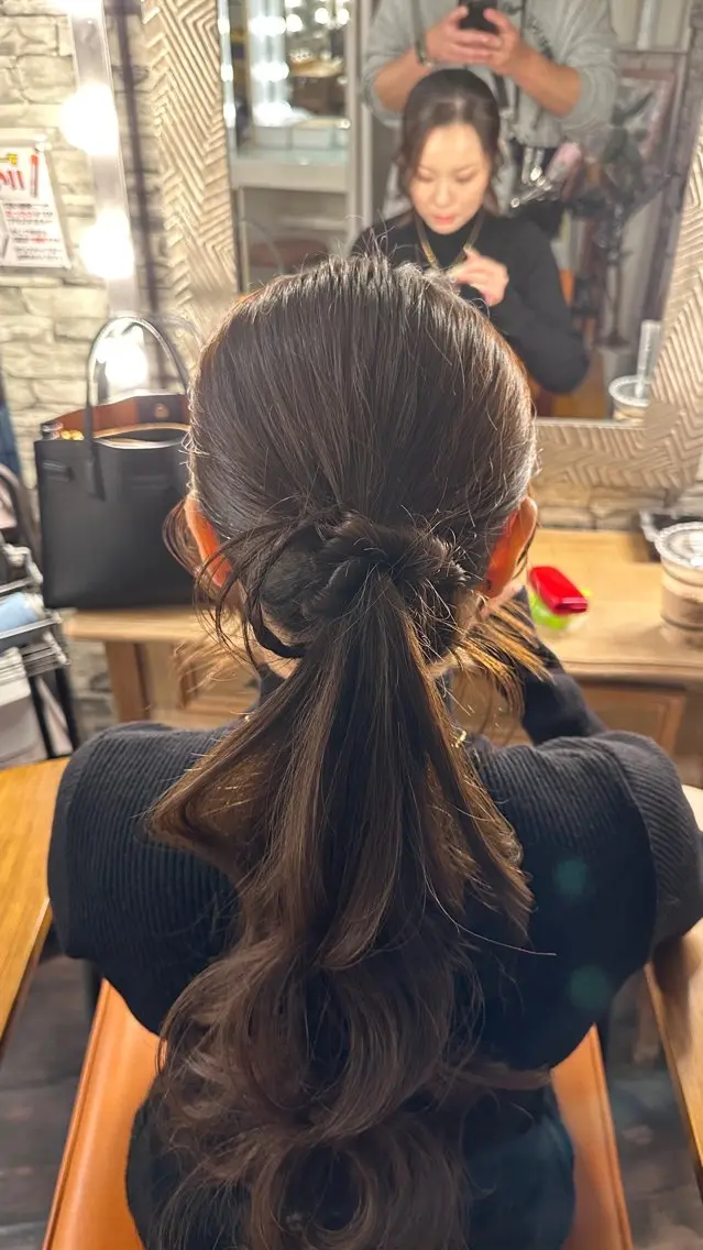 ロング ヘアアレンジ hair make  Lucciのヘアスタイル