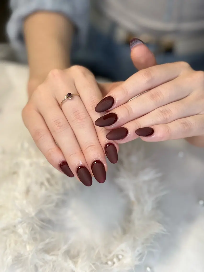 セミロング ハンドネイル Bibi nail Osakaのネイルデザイン