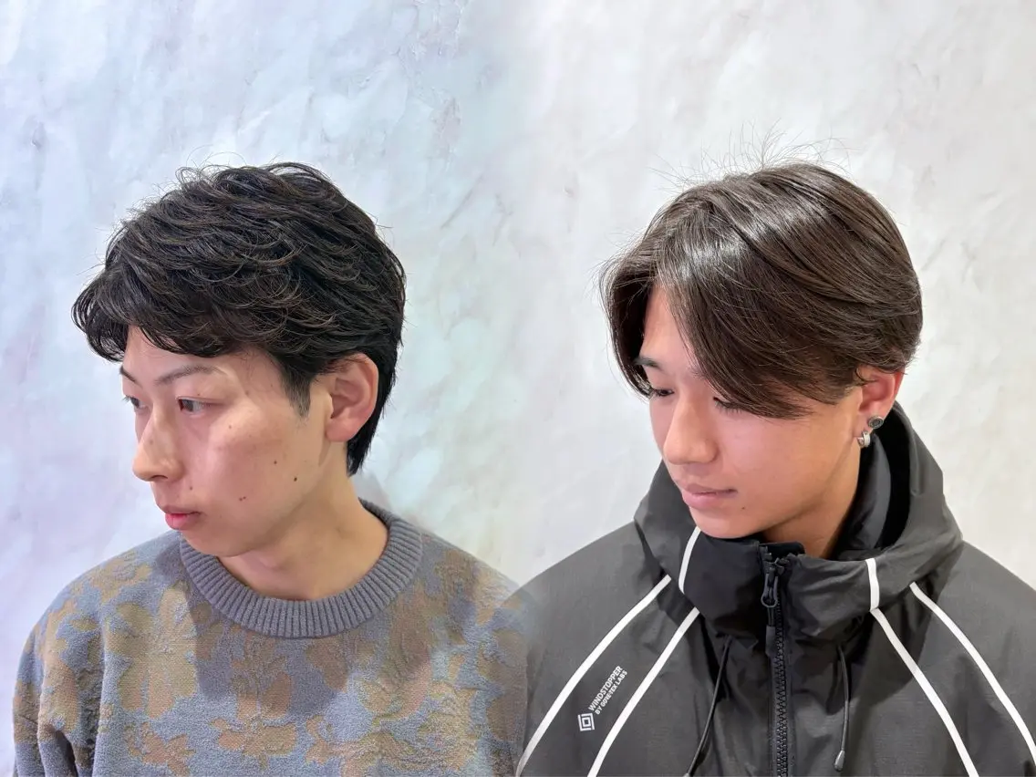 ❤️‍🔥校則でも会社でもできるパーマスタイル❤️‍🔥パーマLv弱カット➕パーマ   【ニュアンス/フェザーの写真