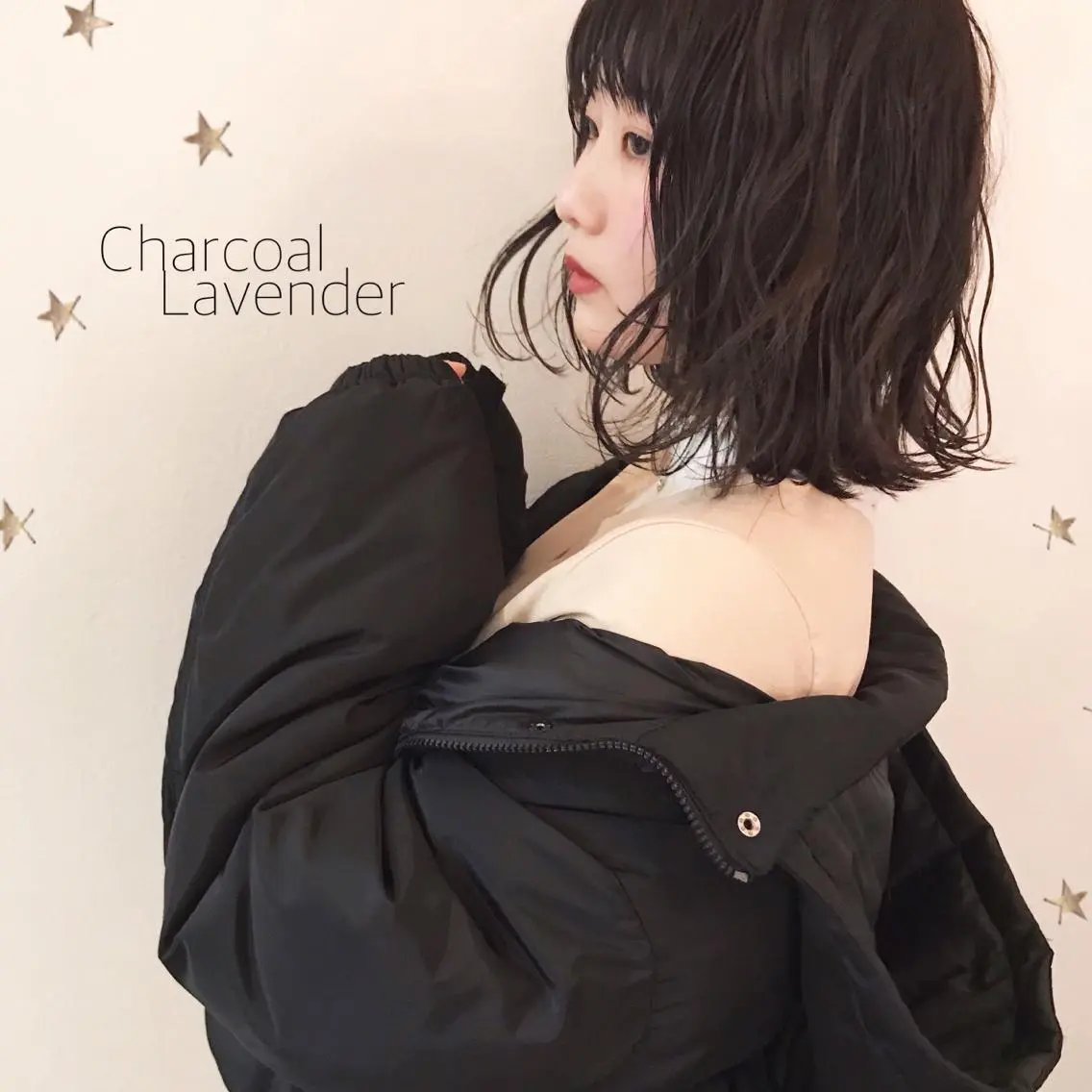 ミディアム カラー 市川 千夏のヘアスタイル