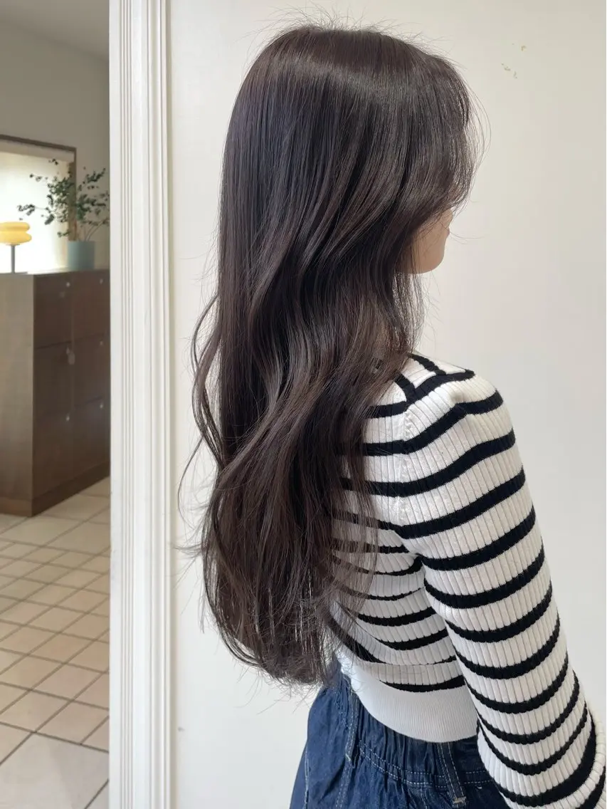 ロング カラー 似合わせヘア🤎透明 感カラー🤎MIKAのヘアスタイル