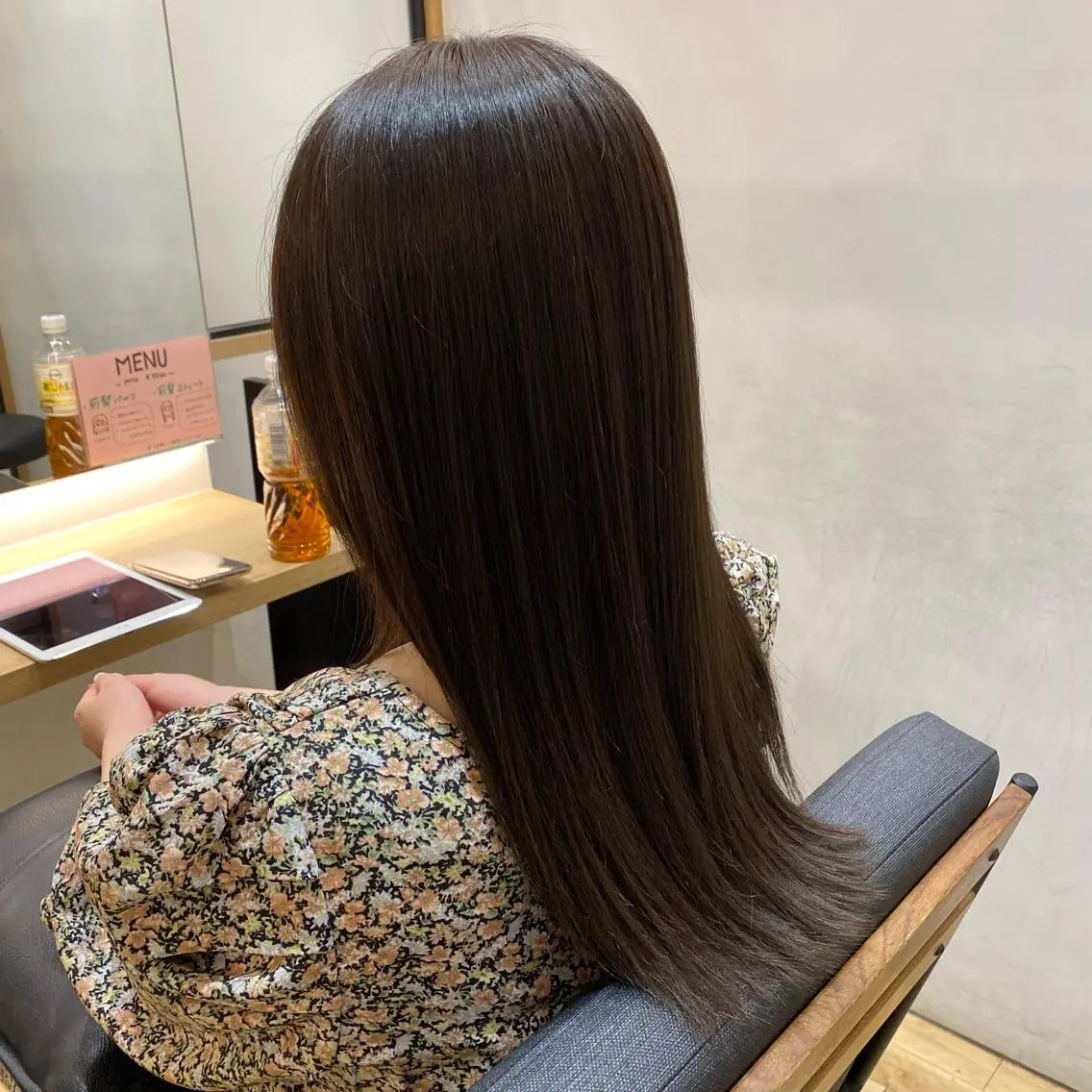 ロング カラー ついざき はるかのヘアスタイル