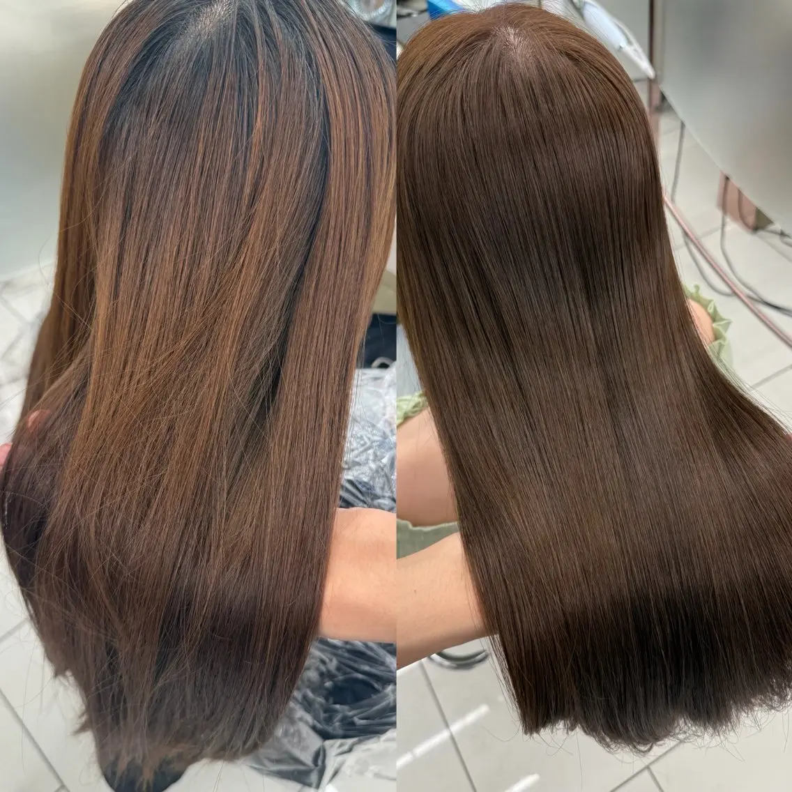 ロング ヘアカラー 濱田 剛志のヘアスタイル