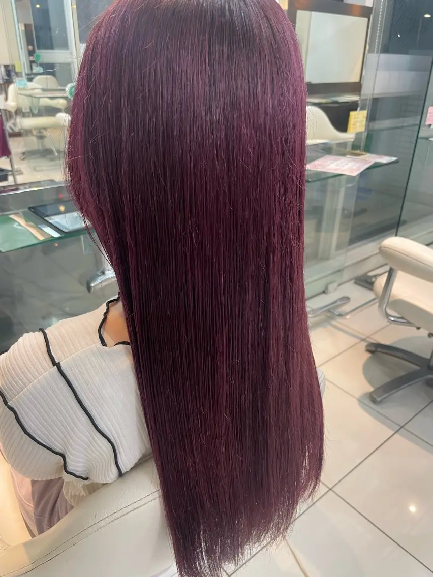 【💗可愛い暖色モテ髪に💗】暖色カラー限定❕🎀ブリーチなしワンカラー🩰💞の写真