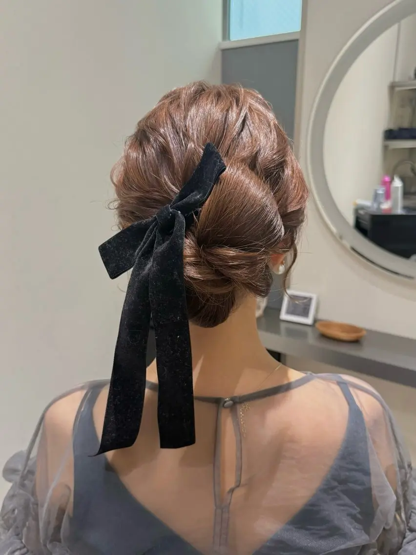 ヘアアレンジ ヘアセット 推し活・参列ヘア🎀 札幌ヘアセット専門のヘアスタイル