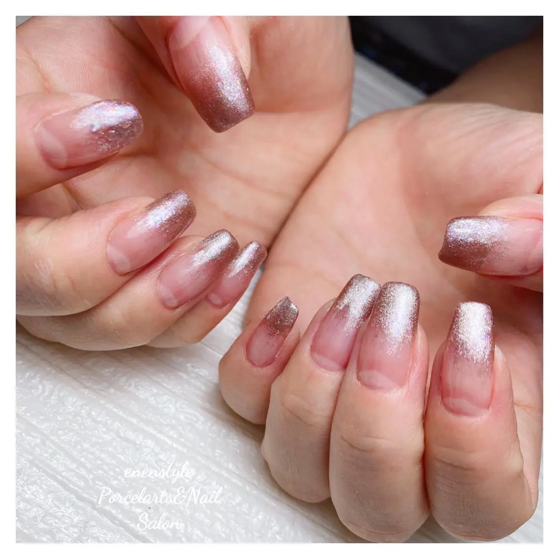 ミディアム ネイル 🐾enen style 🐾のネイルデザイン