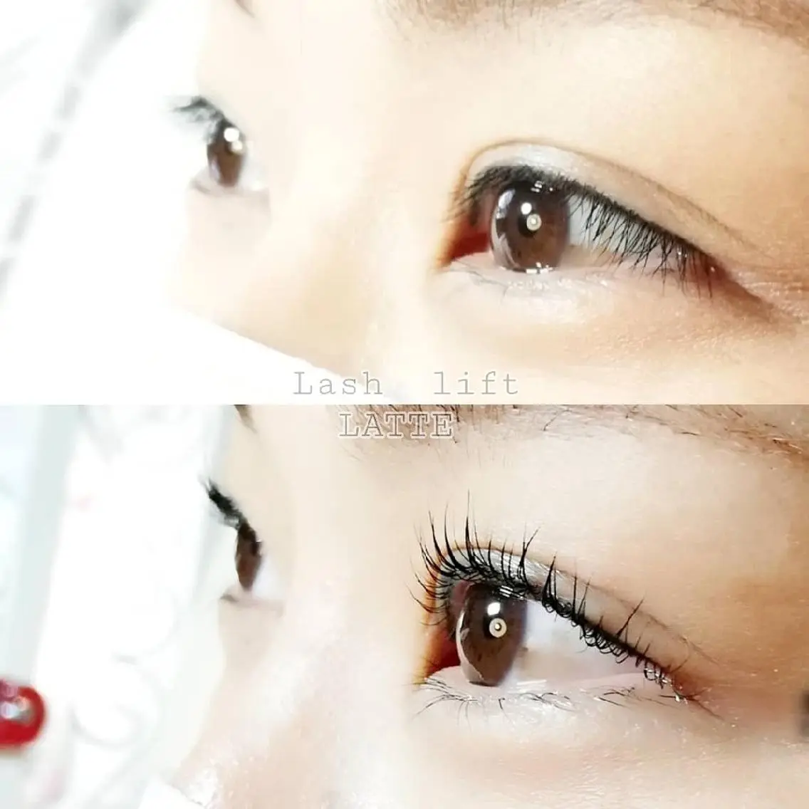 マツエク・マツパ パリジェンヌラッシュリフト LATTE eyelashのマツエク・マツパデザイン