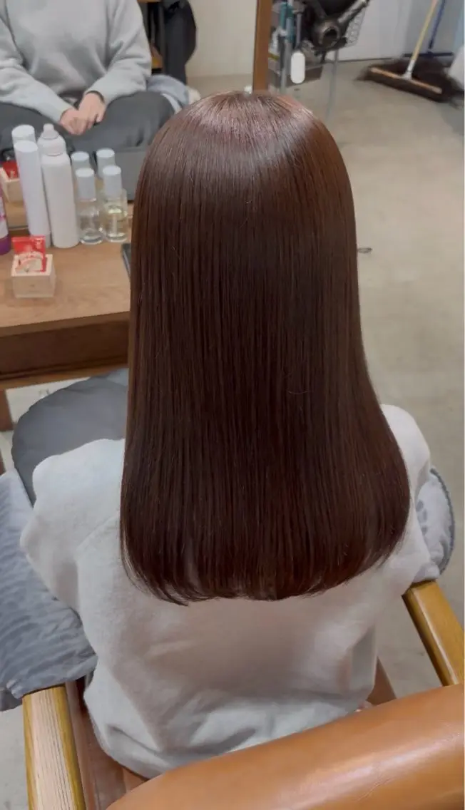 セミロング カット ヘアカラー トリートメント SONO 【一宮】のヘアスタイル