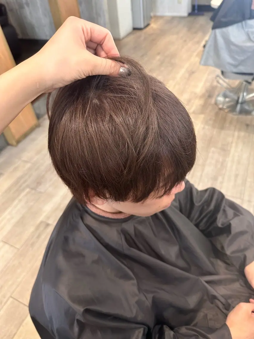 カラー メンズ カット ヘアカラー ブリーチカラー🫧 森　凪沙のヘアスタイル