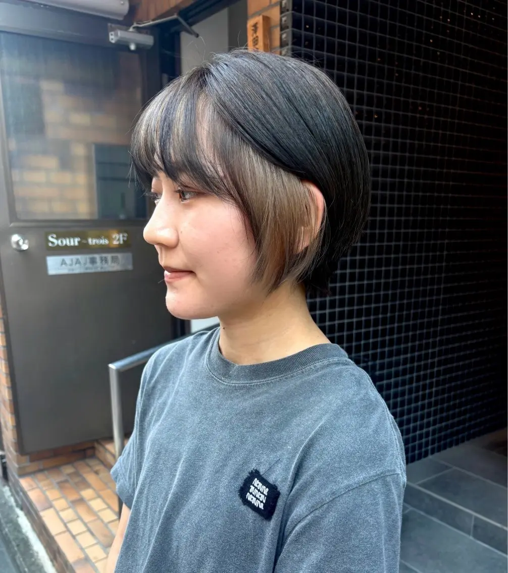 ショート カラー ヘアカラー BeBe /スタイリストのヘアスタイル