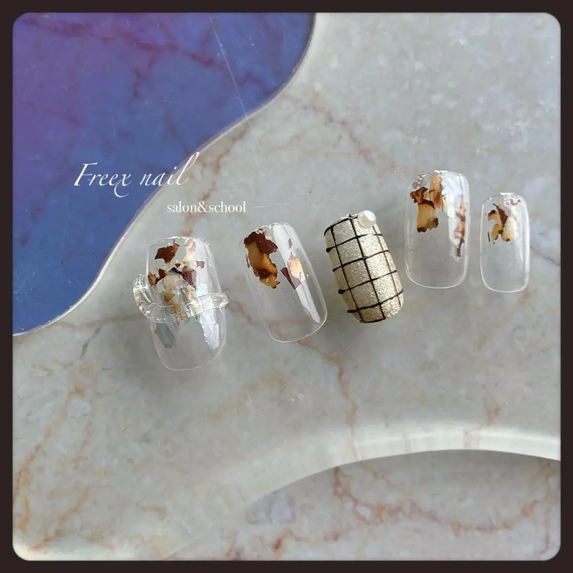 ネイル クリアネイル ハンドネイル ハンドケア freex nail /ニュアンス/個性派のネイルデザイン