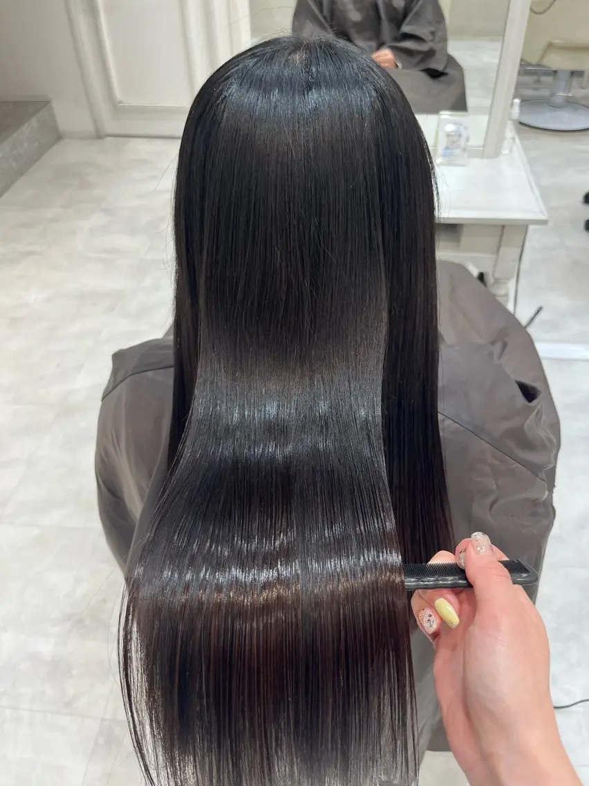 ロング カット トリートメント Barrel天王寺 satokoのヘアスタイル