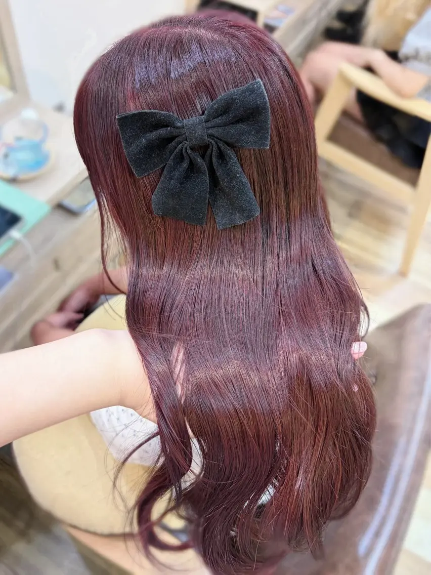 ロング カラー ヘアカラー 🍓艶モテ暖色カラー 🎀mayu🍓のヘアスタイル