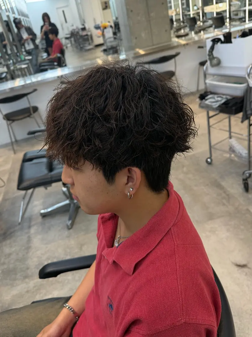 メンズ カット パーマ RINA fifthtokyoのヘアスタイル