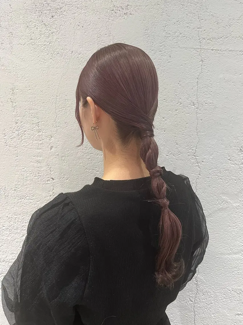 ヘアアレンジ ヘアセット 艶カラー/縮毛矯正/ アレンジ/akaneのヘアスタイル