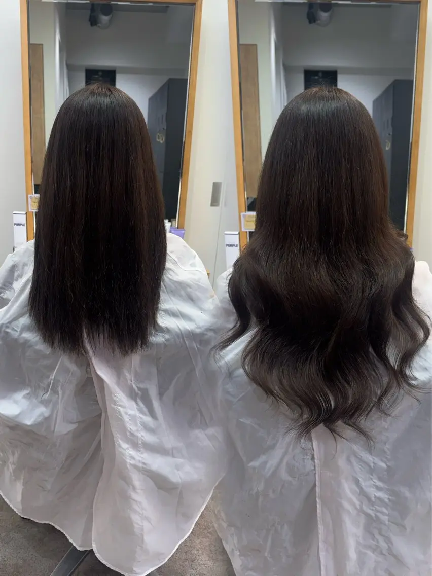 ロング カラー ヘアアレンジ シールエクステ エクステ カット ヘアカラー エクステ ヘアセット 髪質改善縮毛矯正/ エクステ/ひふみ🌛のヘアスタイル