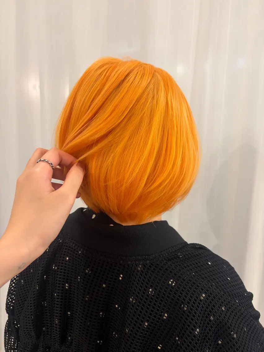 ミディアム ヘアカラー 🍒海外ヘア🍒 表参道 KARENのヘアスタイル