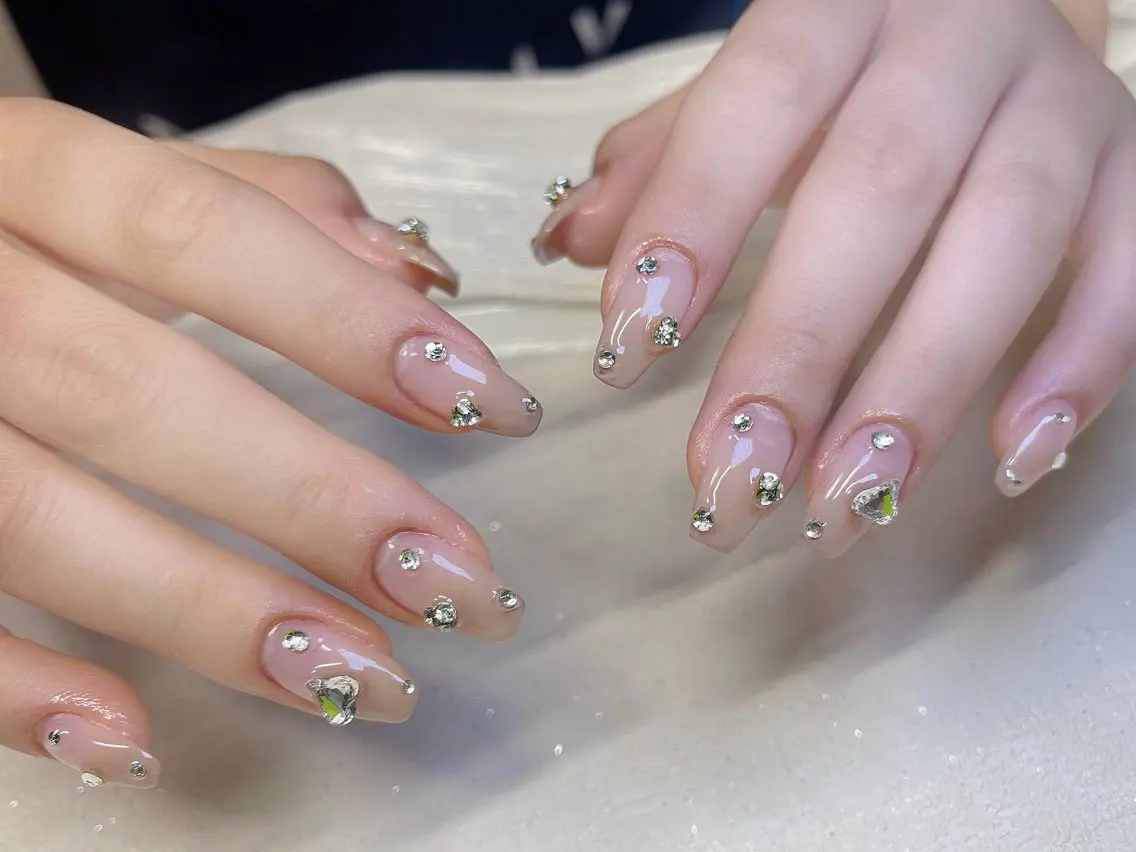 ネイル オーロラネイル キラキラネイル マグネットネイル 大理石ネイル(マーブル) 持ち込み Minami Nailのネイルデザイン
