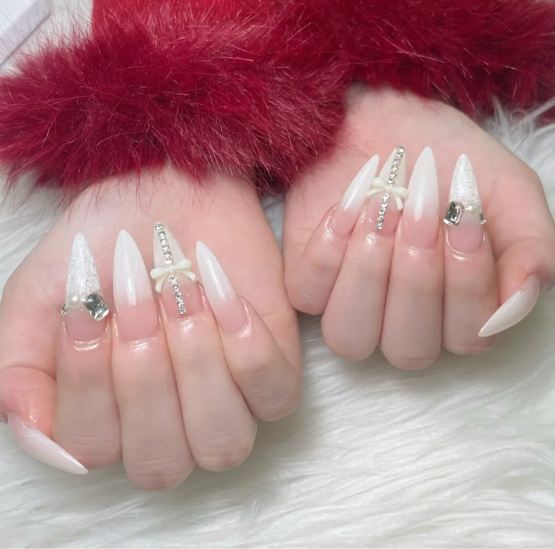 ネイル チークネイル フットネイル ジェルネイル マグネットネイル 持ち込み ハンドネイル King Nail_Salonのネイルデザイン