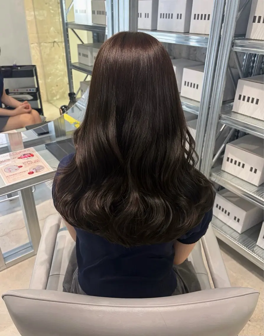 セミロング カラー カット ヘアカラー トリートメント ダブルカラー/レイヤ ーカット 🤍ゆきなのヘアスタイル