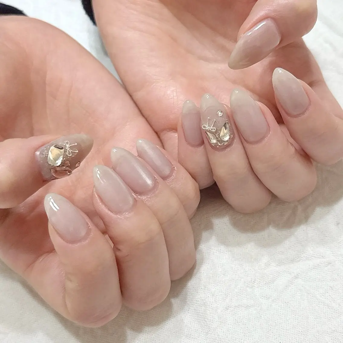 ネイル ハート ハンドネイル peaberry nailのネイルデザイン