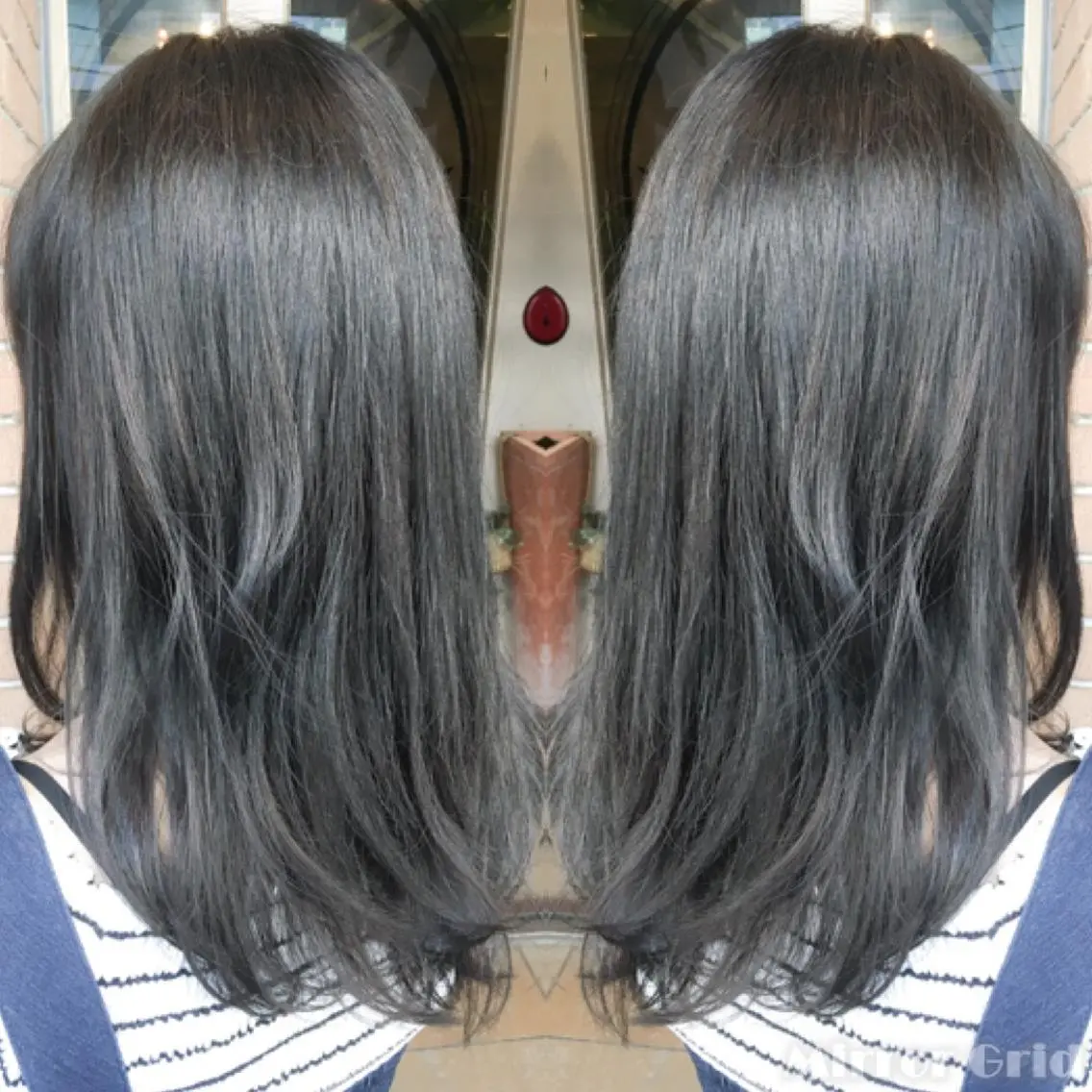 ロング カラー 北條 優輝のヘアスタイル