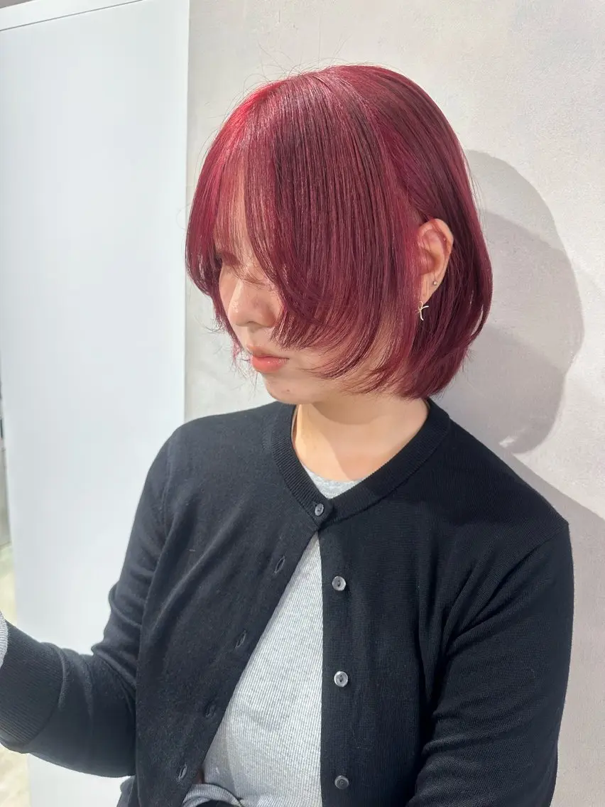 ショート カット ヘアカラー トリートメント 🎀韓国/髪質改善 長野美和🎀のヘアスタイル