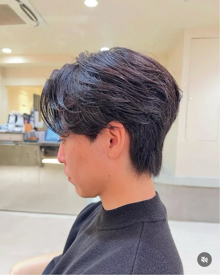メンズ 縮毛矯正 トリートメント 重松 丈博のヘアスタイル