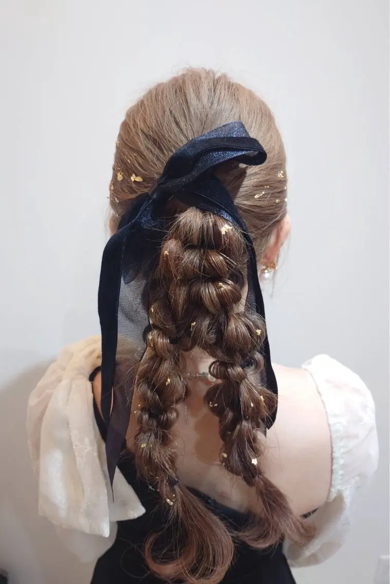 【早割】2名様予約でヘアセット【ダウンスタイル】一人¥3800 アップスタイルは、¥4800になります 。の写真