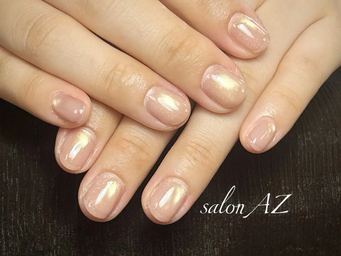 ネイル アートネイル フットネイル フレンチネイル マグネットネイル 持ち込み ハンドネイル salonAZ Miaのネイルデザイン