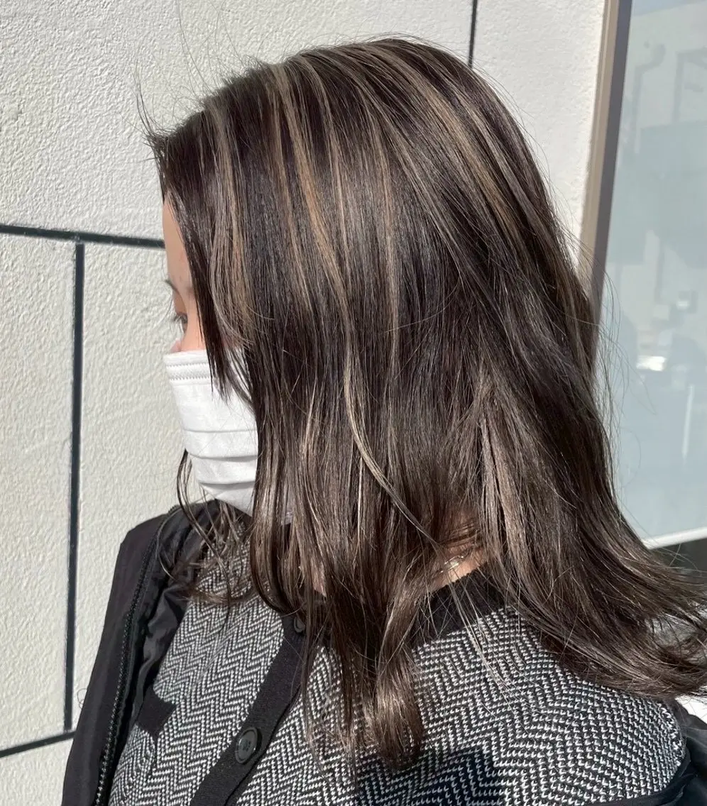 ロング カット ヘアカラー 古藤 朔のヘアスタイル