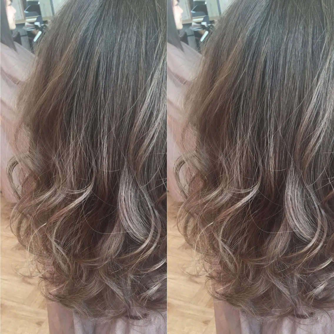 セミロング Zina SAKIのヘアスタイル
