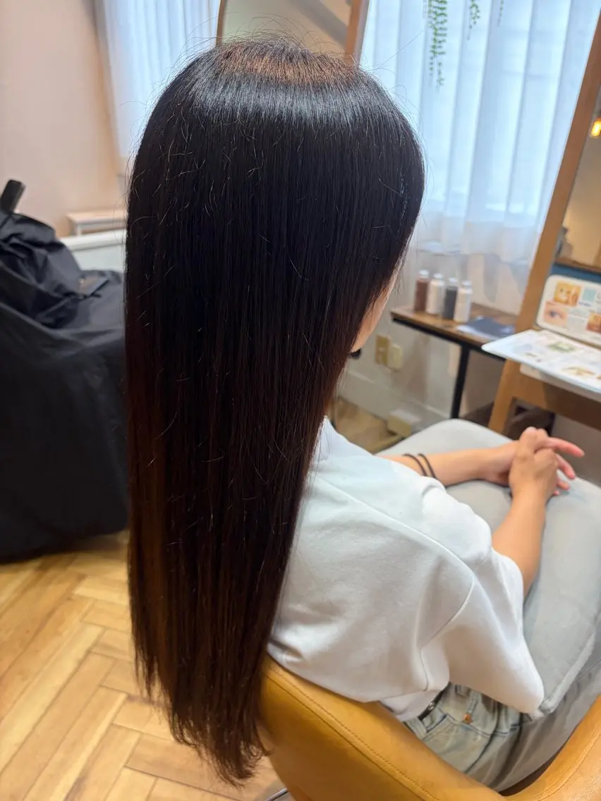 ロング トリートメント ヘッドスパ 秋月友那 TR&スパ モデル募集中のヘアスタイル