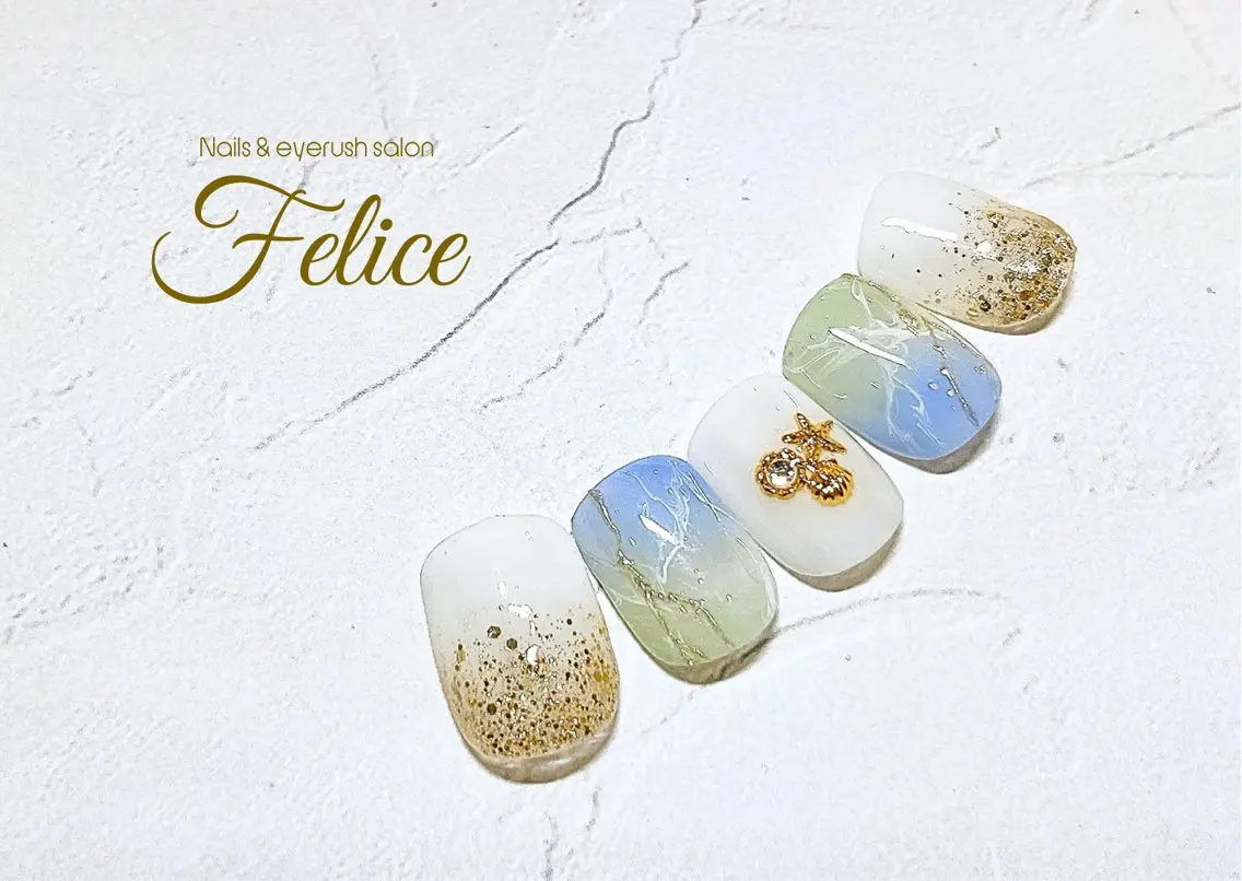 ネイル YUZUKI Felice東川口のネイルデザイン