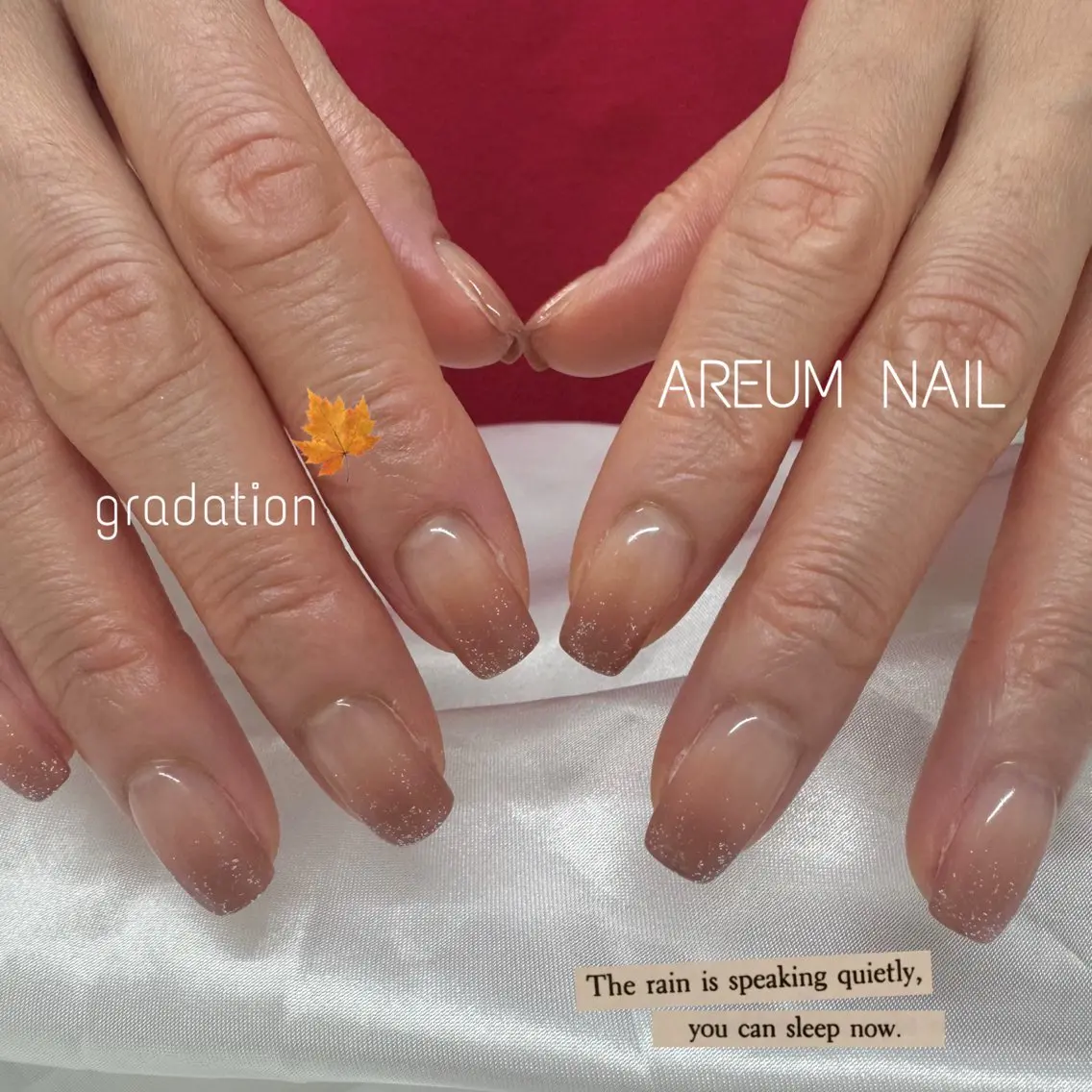 ネイル グラデーション areum nailのネイルデザイン