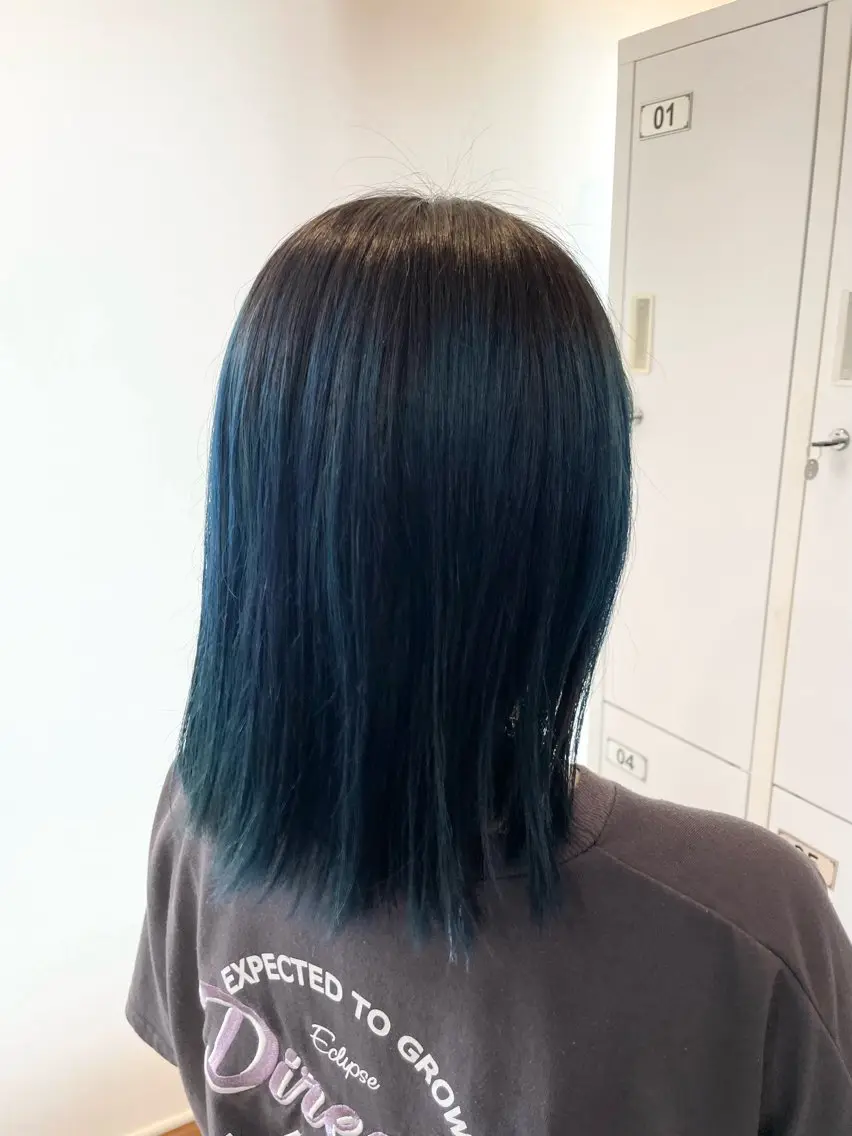 ミディアム カラー ヘアカラー みやした もあのヘアスタイル