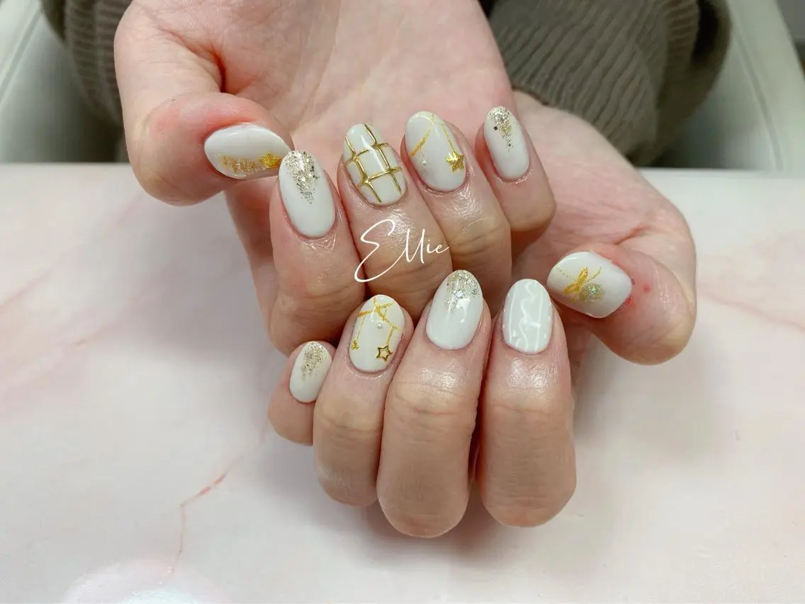 ネイル ハンドネイル ハンドケア 閨匠ビューティサロン 新橋店♡Ellieのネイルデザイン