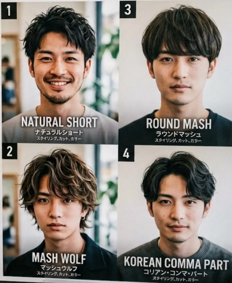 メンズ カット 鈴木 隆皓のヘアスタイル