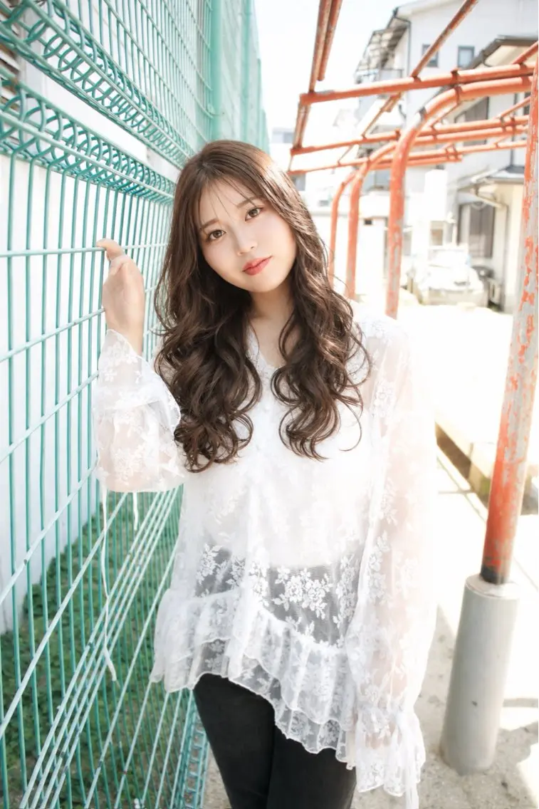 ロング パーマ カット パーマ TSURUYO ショートモデル募集中のヘアスタイル