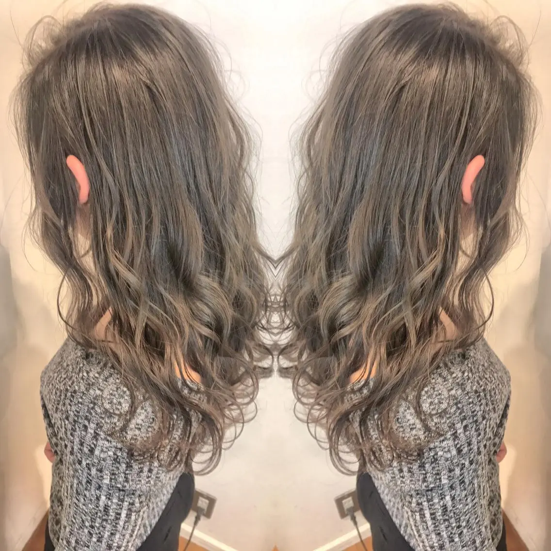 セミロング カラー TAKAHASHI LEAPSのヘアスタイル