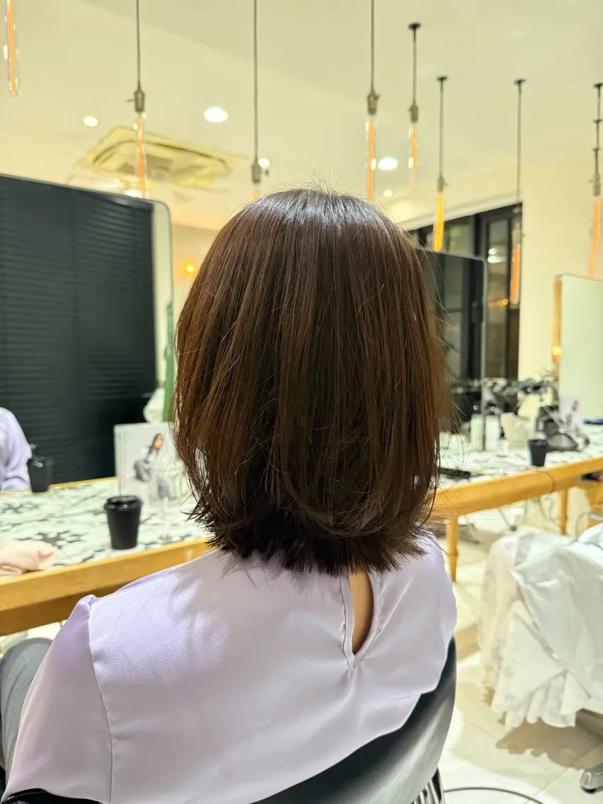 ミディアム ヘアアレンジ 艶髪/ボブモデル 募集🫧Terukaのヘアスタイル