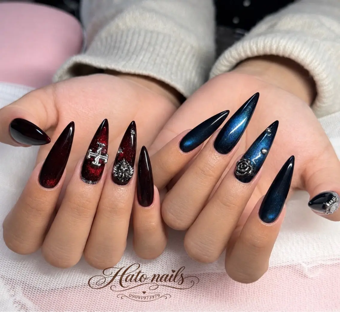 ロング 韓国風ヘア ロング ハンドネイル Hato Nailsのネイルデザイン